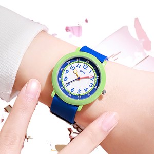 Montre analogique à quartz pour femme, design mignon, mouvement Ronda, cadran en verre, boîtier en alliage, bracelet en silicone, 38 mm, étanche, 1 an de garantie sur la batterie, TPW - Product Image 1