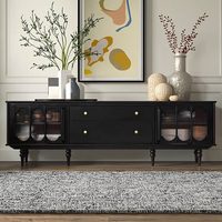 Meuble TV vintage français, style luxueux et sophistiqué, base de style américain pour salon, style maison sophistiqué