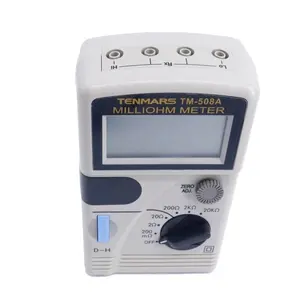 Tenmars TM-508A Digital Pengukur Ketahanan Mikro Meter Miliohm 0.1M Hingga 20K Ohm