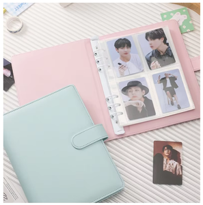 A5 Album Classeur Photocards Couverture Kpop Album <span class=keywords><strong>Photo</strong></span> Simple Photocard Classeur Recueillir <span class=keywords><strong>Livre</strong></span> Album à feuilles mobiles Scrapbook Carte Classeur - Product Image 6