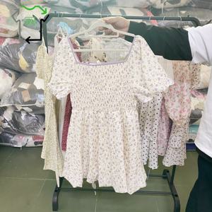 Vestidos Cortos de Segunda Mano al Por Mayor YIJIAYI, Alta Calidad, Estampados Florales, Colores Variados, Clasificados con Rigor, Limpios, <span class=keywords><strong>Precios</strong></span> Bajos - Product Image 5