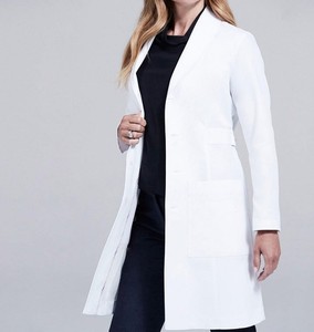 Conceptions personnalisables uniformes de laboratoire d'hôpital médical livraison directe manteaux de laboratoire d'infirmière tissu de blouse de laboratoire blanc - Product Image 4