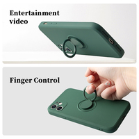 Coque de téléphone en silicone liquide pour iPhone 14 15 16 Pro Max avec support, vente chaude