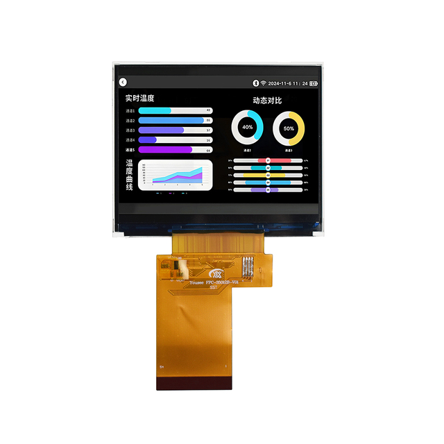 Industrial Display 3.5 Inch LCD Module 640*480 TFT LCD with SPI+RGB Interface NV3052C IC Touch Optional for Video Intercom