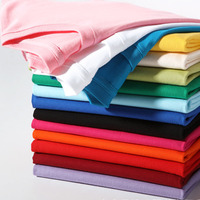 T-shirts unisexes en coton 100% de couleur unie, surdimensionnés, impression sérigraphique, manches courtes, décontractés, logo brodé, blanc