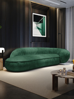 Canapé en tissu doux pour la peau, design moderne, grand canapé pour villa, salon, appartement, hôtel, hôpital, canapé design Big Toe Art