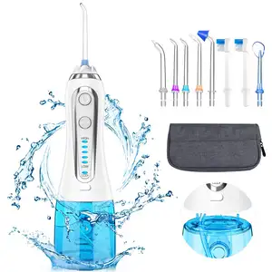 Venda quente Inteligente Dental Portátil Elétrica Água Jet Floss Flosser Dental Irrigador Oral para Dentes Limpar produtos de higiene oral