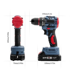 21V Brushless Li-ion Cordless Mini Drill Rechargeable Multi-function High-power OEM Industrial Household 40NM <b>Torque</b> - Product Image 3