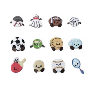 Patch brodé thermocollant sportif : Volleyball, Basketball, Football, Baseball, Hockey, Tennis – Idéal pour sacs, chapeaux, vêtements, étiquettes, sangles, porte-clés - Product Image 1