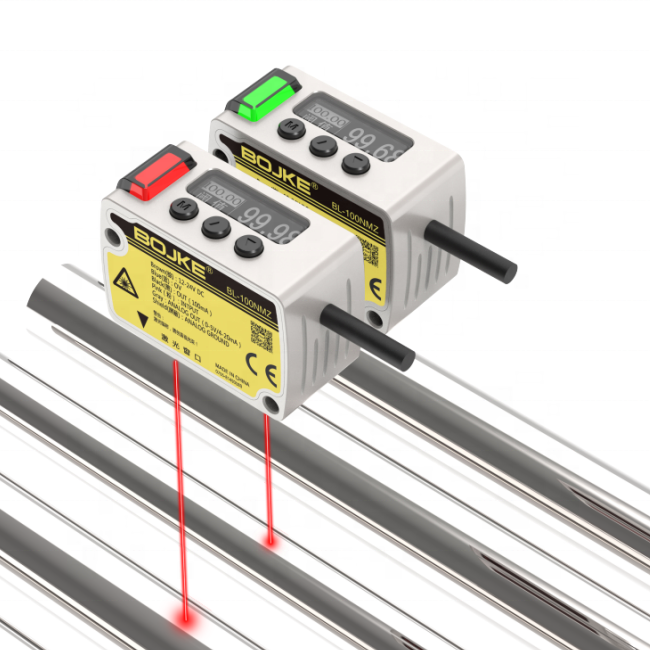 high precision distance laser ranging displacement sensors square laser distance detection sensor for cutting machine