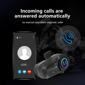 Colorful IPX6 Waterproof <strong>Helmet</strong> Motorcycle Earphones BT 5.3 Headphones Noise Cancelling Wireless <strong>Helmet</strong> Headset <strong>with</strong> Microphone - Product Image 5