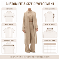 Cardigan en cachemire haut de gamme, écologique, doux, coupe décontractée, manches lanternes, manches longues, confortable, épais, pour superposition hivernale