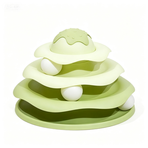 Cute Green Plastic <b>Cat</b> Puzzle Toy With Balls For Easter Boredom Buster Interactive Play For Indoor <b>Cats</b> - Product Image 1