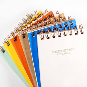 Diseño personalizado Impresión bajo demanda Mejor venta Uso escolar de alta calidad para hacer la lista Mini Bloc de notas de composición portátil - Product Image 2