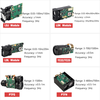 Capteur laser industriel automatique IP67 pour la mesure de distance Module de capteur de distance de haute précision de 100m avec protocole RS485