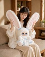 Robot compagnon intelligent IA, lapin en peluche, jouet électronique apaisant parfumé avec tissu doux pour la peau, poupée interactive, cadeau