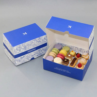 Boîtes à gâteaux en gros, personnalisées, imprimées, écologiques, en carton, pour la livraison de gâteaux et de desserts de boulangerie