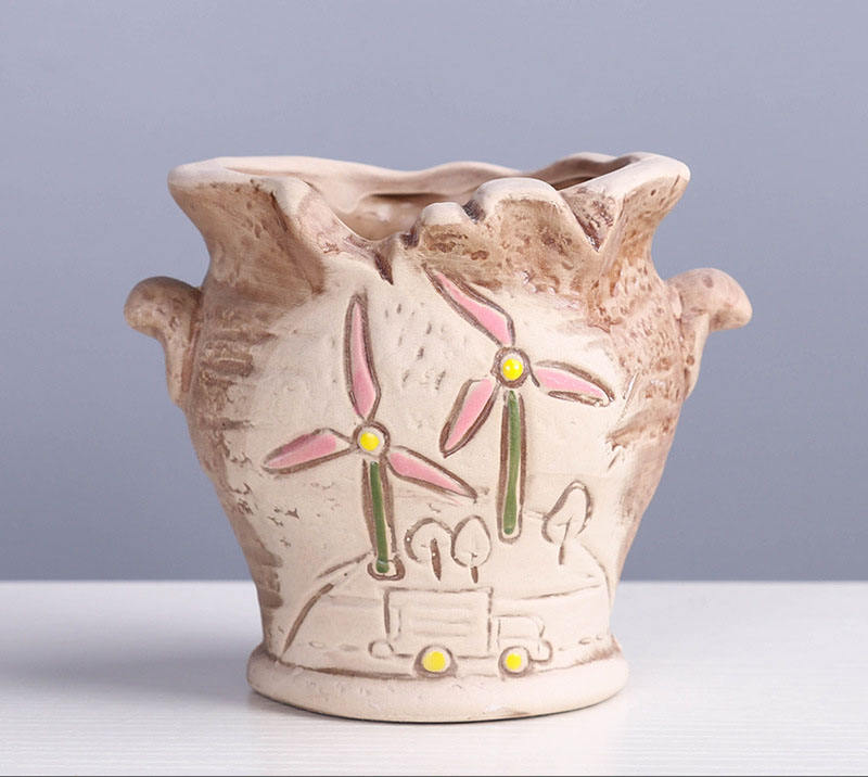 Non émaillé - Double moulin à vent