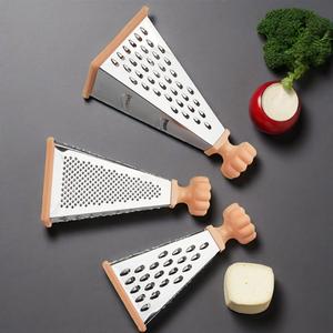 Rallador de mano multifunción de acero inoxidable para frutas y verduras, rallador de queso, caja Manual de 4 lados, accesorios de utensilios de cocina - Product Image 2
