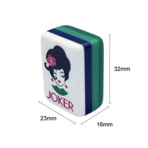 Jeu de Mahjong Américain Oh My, 160 tuiles personnalisées, haute qualité, moderne, tropical, en bambou, en acrylique sculpté, pour casino et jeux d'argent - Product Image 2
