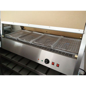 ตู้โชว์อาหารอุ่นร้อนไฟฟ้า 2 ชั้น สแตนเลส 201 ความกว้าง 1.2 เมตร ชั้นวางปรับได้ 1000 วัตต์ 220 โวลต์ ปรับอุณหภูมิได้หลายระดับ - Product Image 3