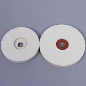 Almohadilla de Fieltro de Lana Resistente con Soporte de Plástico para Pulido de Superficies Automotrices - Product Image 3