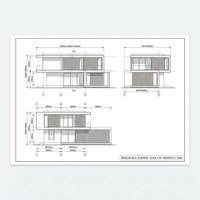 Casa Modular Prefabricada de Lujo Lista para Enviar, Textura de Madera, Garantía de 2 Años, Soluciones Totales para Proyectos de Resorts Turísticos