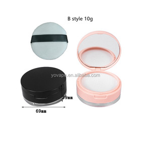 Cojín de esponja con tapa abatible para maquillaje, espejo de esponja, tamiz de red elástico, 10g, 10g - Product Image 4