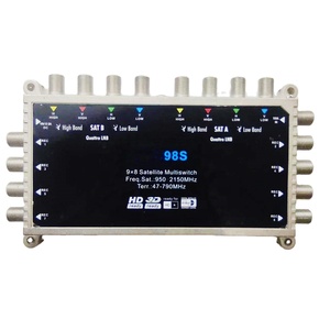 Highfly 98S Satellit DISEQC Multi-<span class=keywords><strong>Switch</strong></span>-TV-System Professional 950-2150MHz <span class=keywords><strong>lnb</strong></span> Satelliten-Multisc halter - Product Image 1