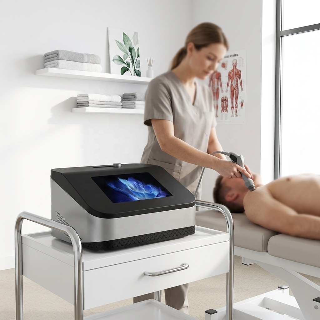 NewFace Portable Mini Shockwave Therapy Machine Home Use Physical Therapy Device for Muscle Pain Relief ED Treatment Equipment