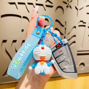 พวงกุญแจตุ๊กตาการ์ตูน 3 มิติ พีวีซี ดิกมอน คาวาอิ ตัวละครอนิเมะญี่ปุ่น พวงกุญแจแมวโดราเอมอนน่ารัก - Product Image 4