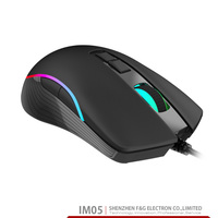 F & G Populer RGB Backlight Gaming Mouse dengan PRO Gamer Mouse Sensor untuk PC Laptop Gamer