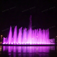 Fuente de Agua Danzante Personalizada OEM con Música Sincronizada y Sistema LED para Decoración Comercial de Centros Comerciales y Exteriores