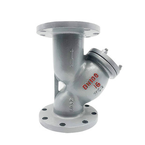 หน้าแปลนเหล็กหล่อแบบ Y สำหรับกรอง DN100 วัสดุ WCB ตัวแยกกากในท่อ ระบบกรองสุญญากาศ ระบบกรองอากาศ - Product Image 2
