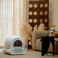 Bac à litière automatique autonettoyant LeLo Pets 65L extra large, toilette intelligente pour chat avec contrôle WiFi via l'application Tuya, système anti-pincement breveté