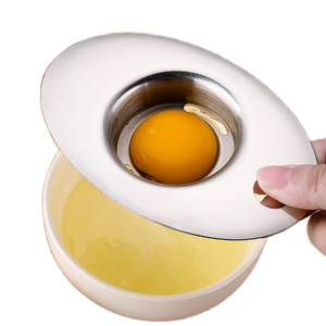 เครื่องแยกไข่แดงสแตนเลสแบบใช้มือ สำหรับทำขนมและทำอาหาร - Product Image 1