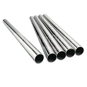 Tuyaux en acier inoxydable poli et sans soudure pour les miroirs, tubes avec soudure, acier inoxydable, collection de 304 Ss