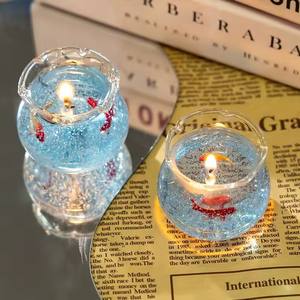 Vela de Gel Aromática Moderna - Regalo Romántico con Aroma para Decoración del Hogar en Días Festivos como Pascua, con Fragancia Duradera - Product Image 4