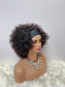 Mechanistic Silk for Pixie Short Cut Wig with Braiding Human Hair Bundles - Product Image 3