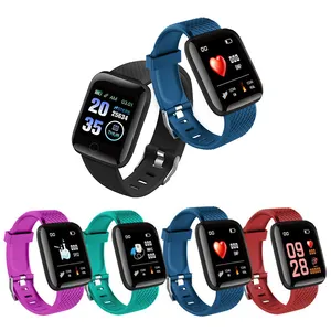 Kerstcadeau Slimme Horloge Relojes Inteligentes Sport Smartwatch Waterdichte Fitness Tracker Pols Bloeddrukmeter