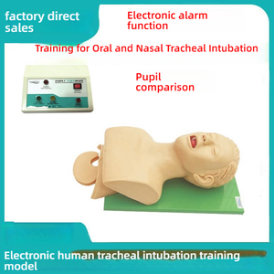 Modèle avancé de formation d'urgence pour adultes en PVC intubation humaine avec outil d'enseignement électronique d'alarme dentaire - Product Image 3