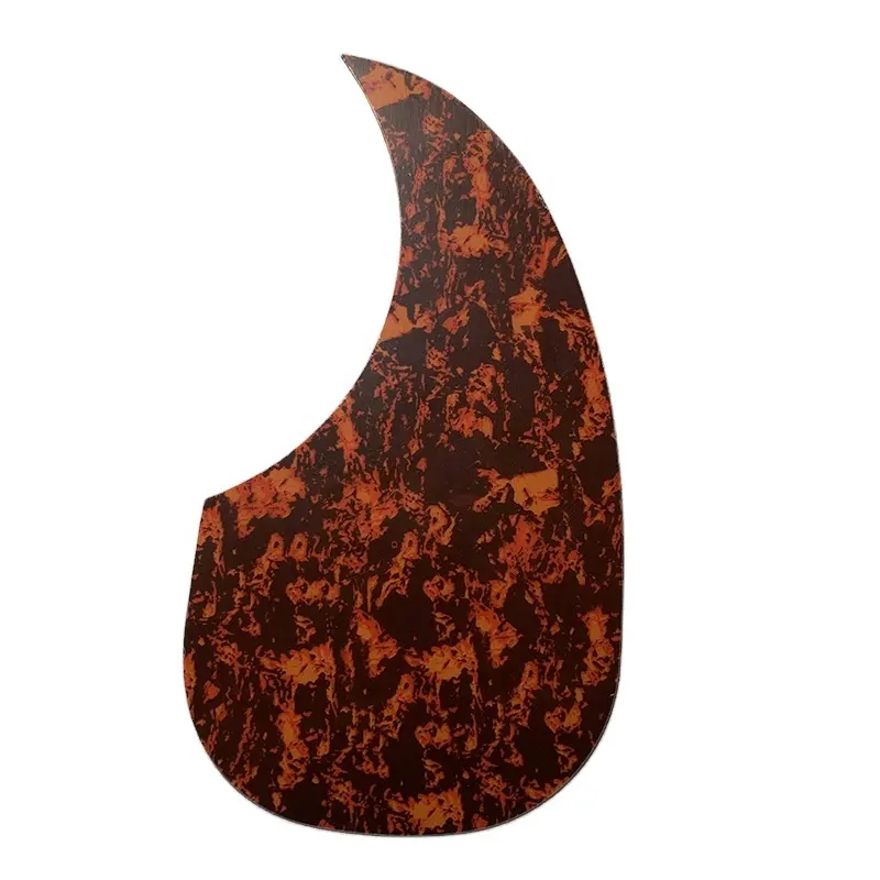 Gözyaşı şekli kendinden yapışkanlı akustik gitar Pickguard Scratch plaka gitar aksesuarları çin'de yapılan