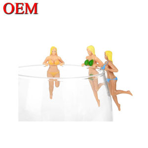 Adornos Personalizados para Copas de Vino, Moldeados por Inyección, Decoración de Plástico, OEM, para Restaurantes, Sostenibles, Mayores de 12 Años - Product Image 4