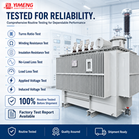 Transformateur abaisseur à faible perte 10 kV 0,4 kV triphasé immergé dans l'huile 2500 kVA 3000 kVA 50 Hz 60 Hz pour usage industriel