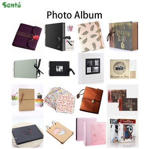 Album photo relié <span class=keywords><strong>à</strong></span> la couture avec impression numérique personnalisée 4x6 500 photos Grande capacité Couverture en cuir Utilisation familiale Mariage Vente - Product Image 5