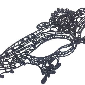 Masques de fête d'<span class=keywords><strong>Halloween</strong></span> effrayants pour femmes, masques oculaires transparents en dentelle, accessoires de costume en tissu pour bal masqué - Product Image 2