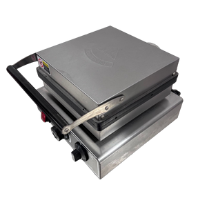 Machine à gaufres professionnelle en pin, revêtement antiadhésif, chauffage électrique 1750W, <span class=keywords><strong>moule</strong></span> sapin de Noël, 4 par lot - Product Image 2