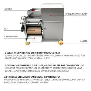 Machine de récolte de <span class=keywords><strong>poisson</strong></span> commerciale entièrement automatique, état neuf, séparation et élimination automatiques des arêtes et des tendons de <span class=keywords><strong>poisson</strong></span> - Product Image 3