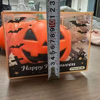 Jouets géants anti-stress à remontée lente en forme de citrouille, accessoires décoratifs pour fêtes d'Halloween