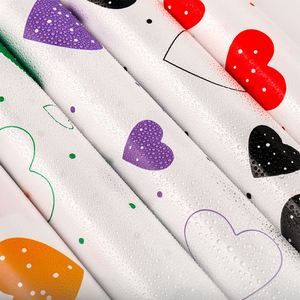 2024 New Release 58*58cm Colorful Heart <b>Pattern</b> Printed Pearlized Film Waterproof Flower Wrapping <b>Paper</b> for Flowers Wrapper - Product Image 5